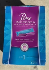 Poise Impressa Bladder Support Tampons, Size 1, 21 Count, 2027 *FREE SHIPPING * picture