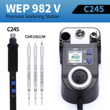 WEP Portable Soldering Station Corded/Cordless Precision Digital Solder Iron Kit picture