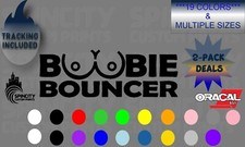 Boobie Bouncer Car Window Vinyl Decal Graphic Funny Truck Laptop Sticker NEW picture