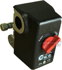 HEAVY DUTY CONDOR USA PRESSURE SWITCH, 26AMP, 11KC2E, 140/175 PSI,4 PORT 1/4
