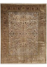Harooni Rugs Fascinating 9x12 Handmade Silk & Wool Indian Rug PIX-804-164 picture
