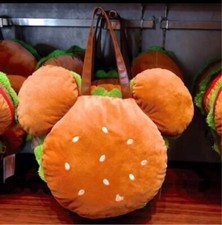 Mickey Hamburger Tote Bag Tokyo Disney Resort Limited Mickey Burger TDL 2ways FS picture