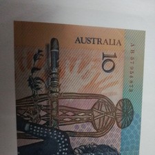  1988 Aust $10 Note,AB57*Last Prefix,2nd Release*aUNC picture