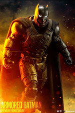 Sideshow Armored Batman Premium Format Figure w/ Light-Up Eyes DC Batman picture