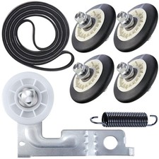 LG DLEX6500B-ABLEEUS Dryer Drum Rollers Pulley Belt Repair Kit picture