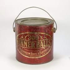 Rare Cracker Jack Rueckheim Bros. 300 WINNER BALLS Candy Advertising Tin 1914-18 picture