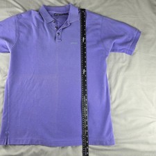 Patagonia Men's M Purple Lavender Polo Shirt Short Sleeve Vintage Cotton picture