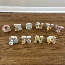 Disney Classic Winnie the Pooh Ceramic Alphabet Letter Michel & Co. You Pick picture