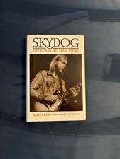 Skydog: The Duane Allman Story Randy Poe Signed First Edition 1st Printing picture