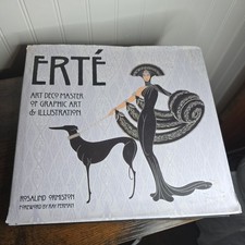 Erte Art Deco Master Graphic Art Illustration Rosalind Ormiston Hardcover VG picture