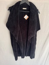 Cozy ODDY NWT Black Faux Fur Vest Haley Bee Boutique Teddy Sherpa Large picture