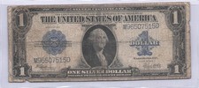 1923 United States One $1 Dollar Horse Blanket Large Silver Certificate picture