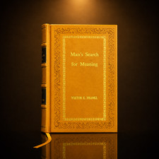 Man's Search For Meaning by Viktor E Frankl  [Premium Leather Bound] picture