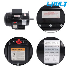 LABLT Farm Duty 3HP Motor Single-phase 184T TEFC 1800RPM 208/230V 1-1/8