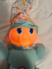 Vintage 1995 Gloworm Plush knitted body Star nightcap picture