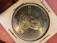 1861 John Brown Portrait Medal /State of Kansas Sunflower State BU picture