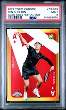 2024 Topps Chrome - Aces Ben Shelton #CAS-BS Gold Refractor 23/50 (RC) picture