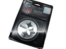Licensed NFL PITTSBURG STEELERS 3D CAR EMBLEM STICKER DECAL picture