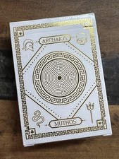 Archaios Muthos (White Edition) Playing Cards Deck Brand New Nadine Sophie 9️⃣❤️ picture