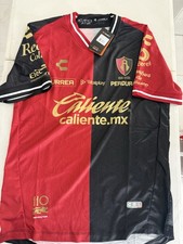 Charly Atlas Men's Soccer Jersey Shirt Red Black Adult Men's Size XL picture