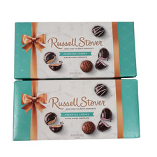 2 PACK Russell Stover 4404 Assorted Creams, 9.4 oz Box  17 Pieces BB 09/2026+ picture