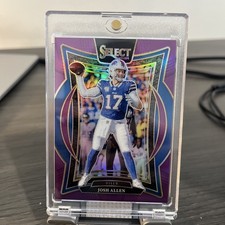 2024 Panini Select Concourse #34 Josh Allen Purple Prizm /75 Bills picture