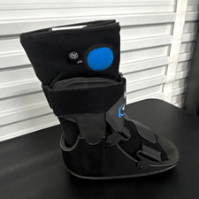 United Ortho Short Air Cam Walker Boot Adjustable Plastic/Foam Black Small picture