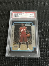 2003-04 Bowman Rookies & Stars - Rookies LeBron James Chrome PSA 9 #123 (RC) picture