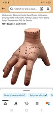 NEW Addams Family Wednesday Thing Hand Prop Decor Halloween Stitches picture