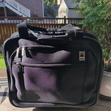 DELSEY  17 in. Black Carry-On Underseat Luggage Wheeled Pre-owned picture