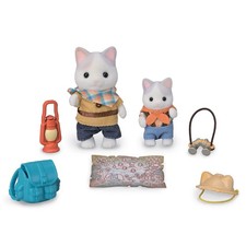 Calico Critters Sylvanian Families Latte Cat Siblings Exciting Exploration Set picture