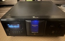 For Parts Or Repair Sony CDP-CX355 Mega Storage 300 CD with remote/box picture