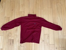 VTG 80s Izod Lacoste Turtleneck Shirt Men's Large Burgundy Made In USA Cotton picture