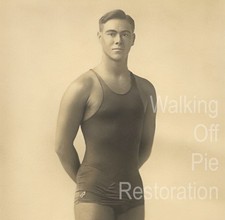 Studio portrait of a swimmer ca 1925 Gay Estate Collection, 4x4