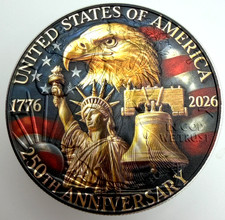 1776-2026 America 250 Anniversary - American Silver Eagle 1oz .999 Silver Coin picture