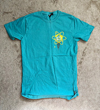 Icecream Teal Graphic Print Logo Crew Neck Short Sleeve Men's T-Shirt S picture