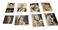 Vintage 1930s Celebrity & Actor Publicity Portraits – Original Estate Lot of 8 picture