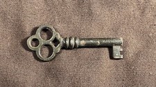 Antique Hollow Barrel Skeleton Key Furniture Lock Cabinet Hutch Dresser 1/8