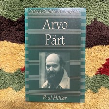 Vintage Arvo Pärt Oxford Studies of Composers Book Paul Hillier 1997 Paperback picture