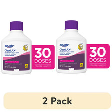 Equate ClearLax Polyethylene Glycol 3350 Powder Solution Unflavored 30 Dose 2Pk picture