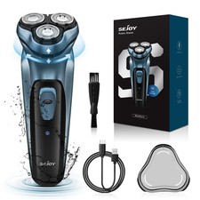 Electric Razor Men Rechargeable Rotary Shaver Pop-up Trimmer Shaving Cordless US picture