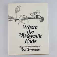 Where the Sidewalk Ends by Shell Silverstein 1974 1st Ed 1st Print HC DJ READ picture