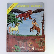 TSR Games 1979 Advanced Dungeons & Dragons Monster Manual 4th Print 1st Edition picture