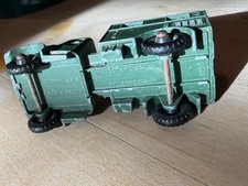 Small toy truck. Made by Lesney. Some wear on the paint finish. Tires decent. picture