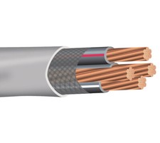 50' 3/0-3/0-3/0-1/0 Copper SER Service Entrance Cable PVC Jacket Gray 600V picture
