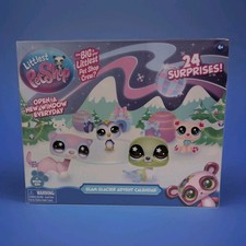Littlest Pet Shop Glam Glacier Holiday Advent Calendar Collectible Toy Set - NEW picture