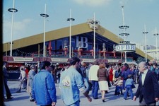 c1970's Ektachrome 35mm Slide Oktoberfest Munich Germany Fairgrounds Crowd picture