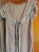 Vintage 1980s Gunne Sax  Floral Print Cotton Dress Size 5 picture