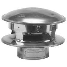 SELKIRK CORP 244800 Vertical Termination Cap, 4-Inch 154954 picture