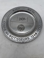 Vintage Machus Red Fox Chaîne des Rôtisseurs Wilton Pewter 11